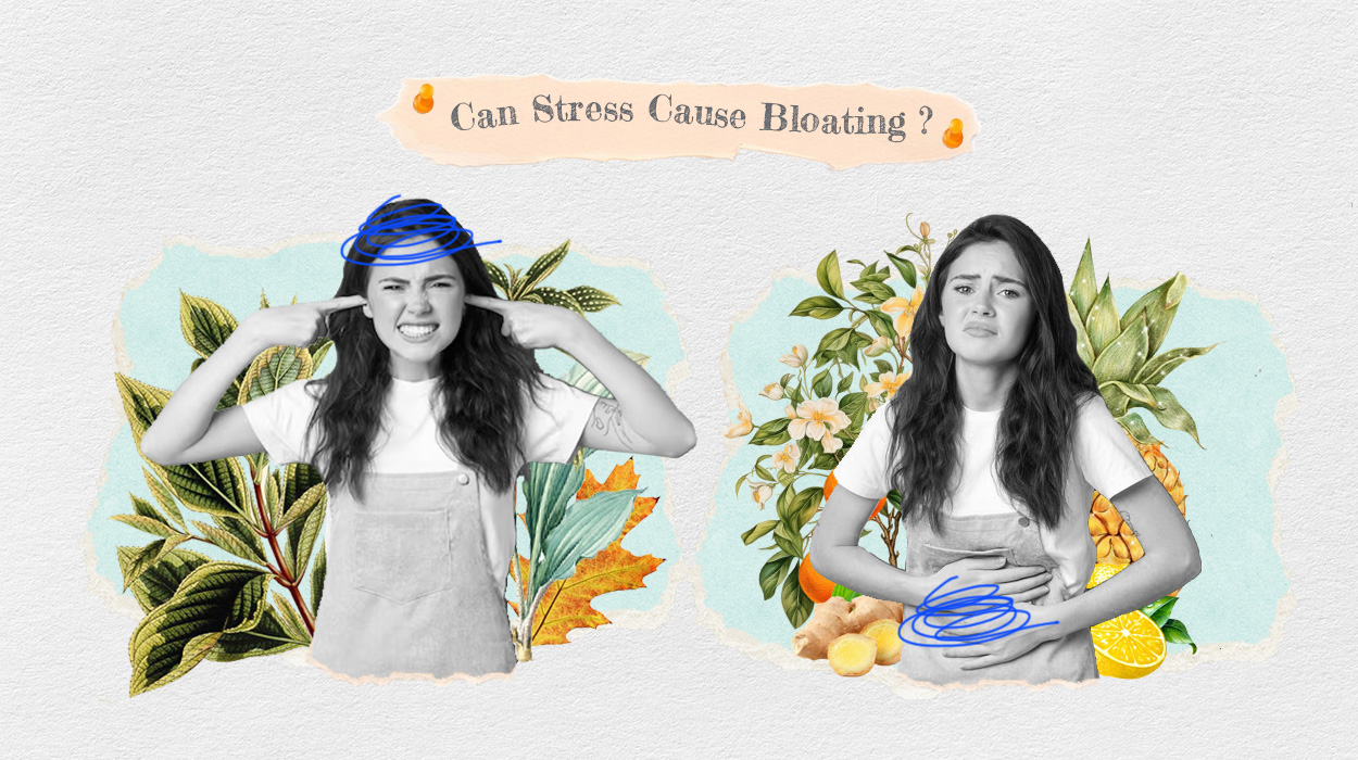 can stress cause bloating