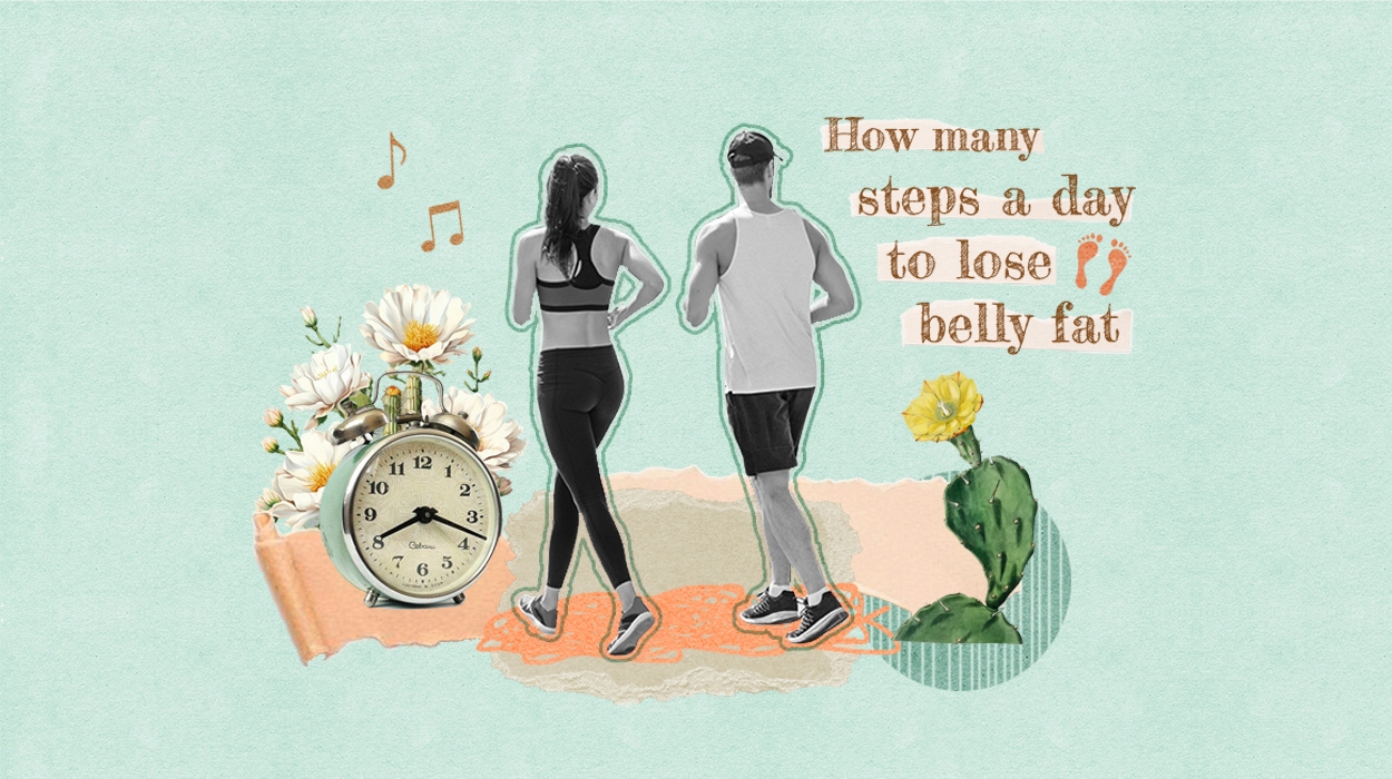 how many steps a day to lose belly fat