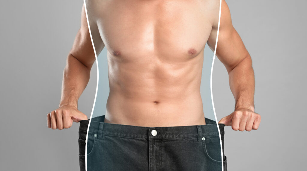 how to lose body fat men